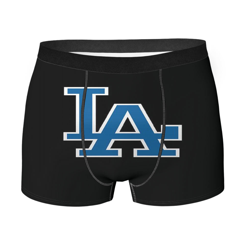 Los Angeles La On Black Men'S Boxer Briefs