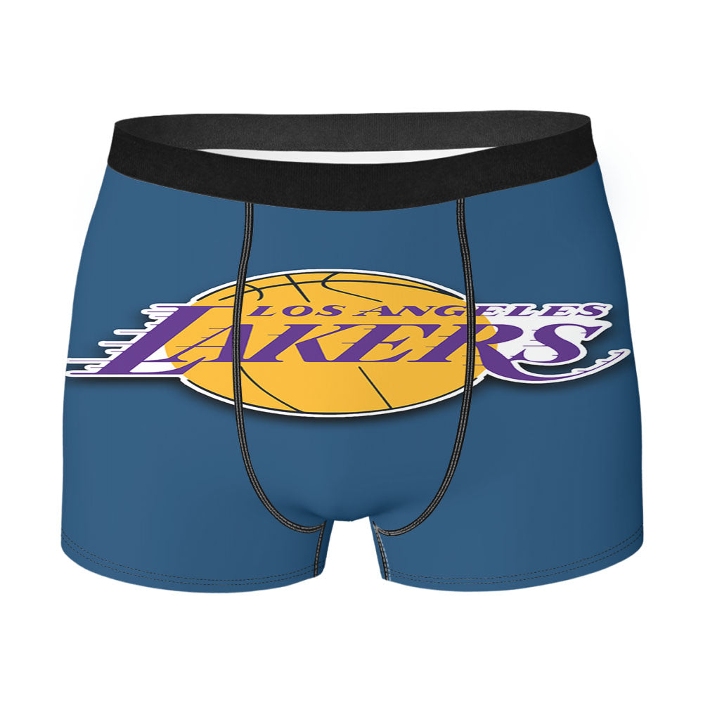 Los Angeles Lakers Basket Men'S Boxer Briefs