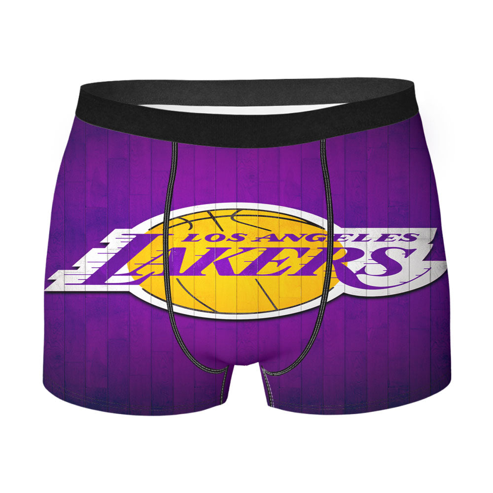 Los Angeles Lakers Hardwood Men'S Boxer Briefs
