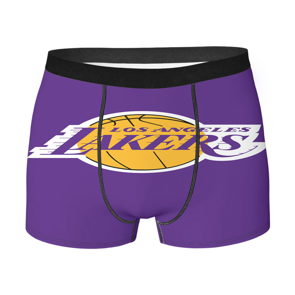 Los Angeles Lakers Logo Purple Men'S Boxer Briefs
