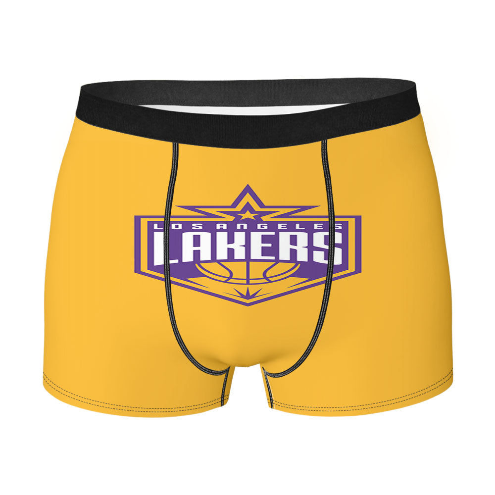 Los Angeles Lakers Orange Men'S Boxer Briefs