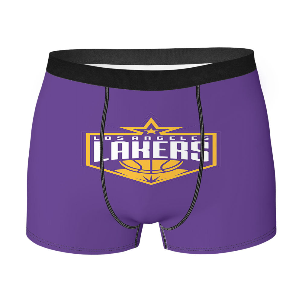Los Angeles Lakers Purple Men'S Boxer Briefs