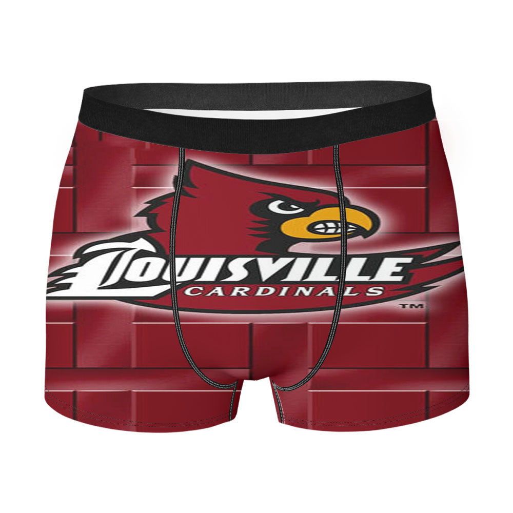 Louisville Cardinal Logo Men'S Boxer Briefs