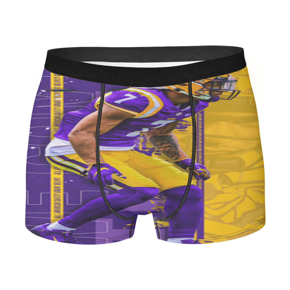 Lsu Tigers American Football Men'S Boxer Briefs
