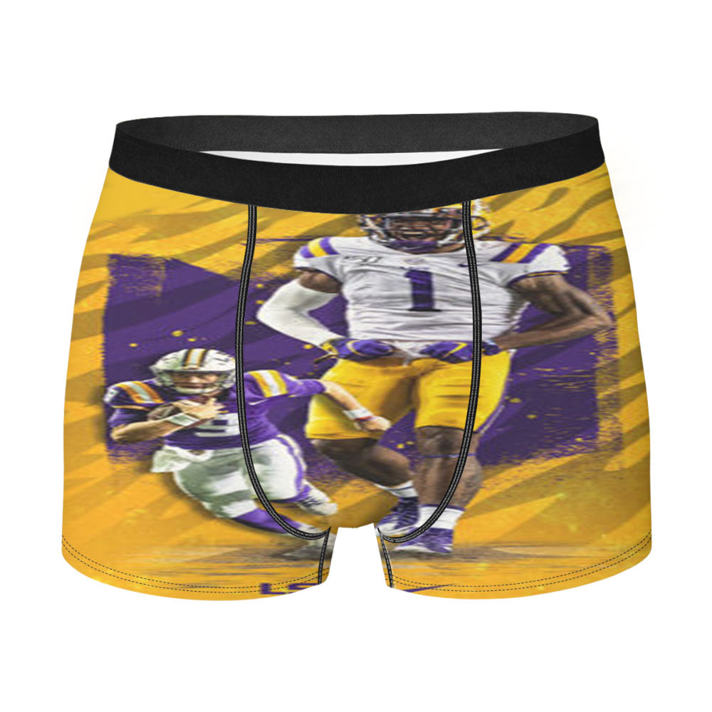 Lsu Tigers Football Men'S Boxer Briefs