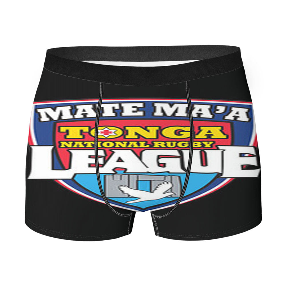 Mate Ma'A League Logo Black Men'S Boxer Briefs
