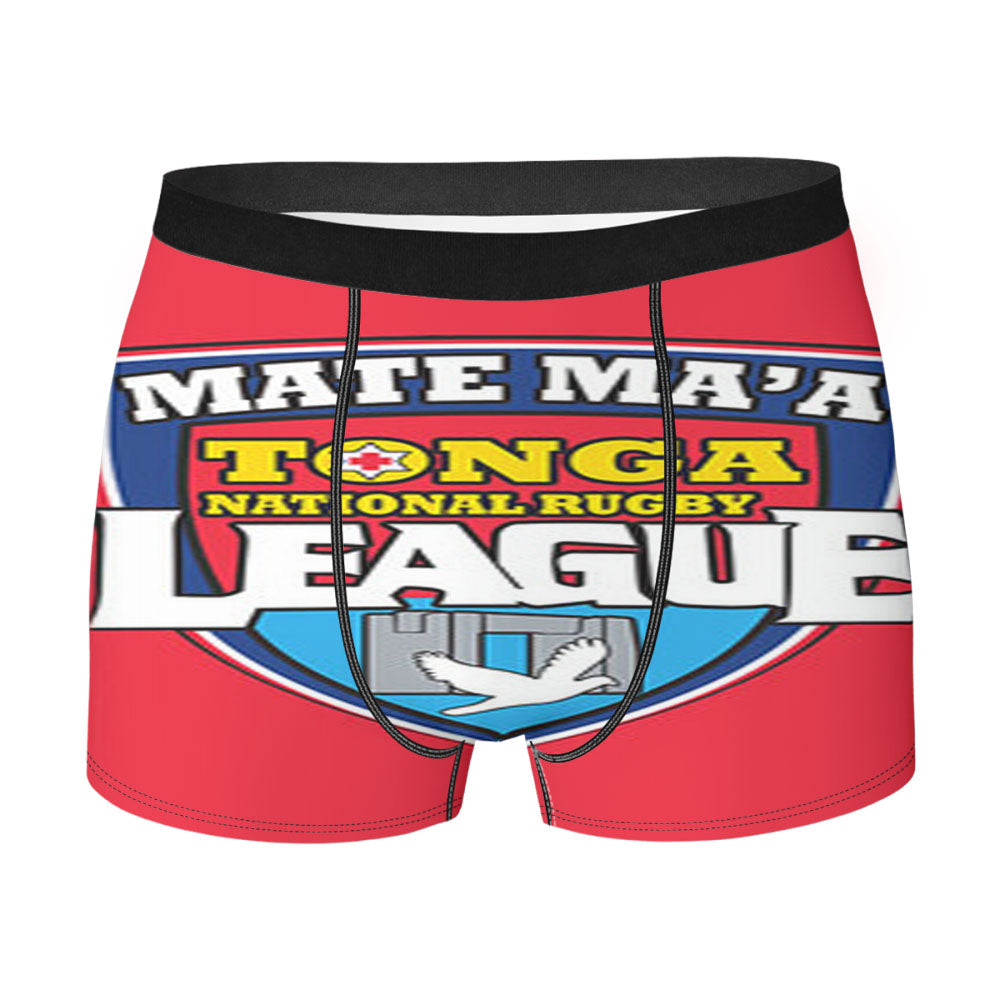 Mate Ma'A League Logo Red Men'S Boxer Briefs