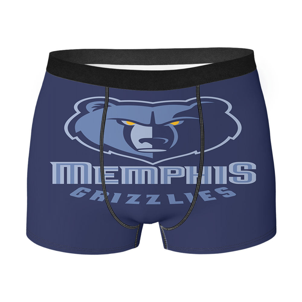 Memphis Grizzlies 4 Men'S Boxer Briefs