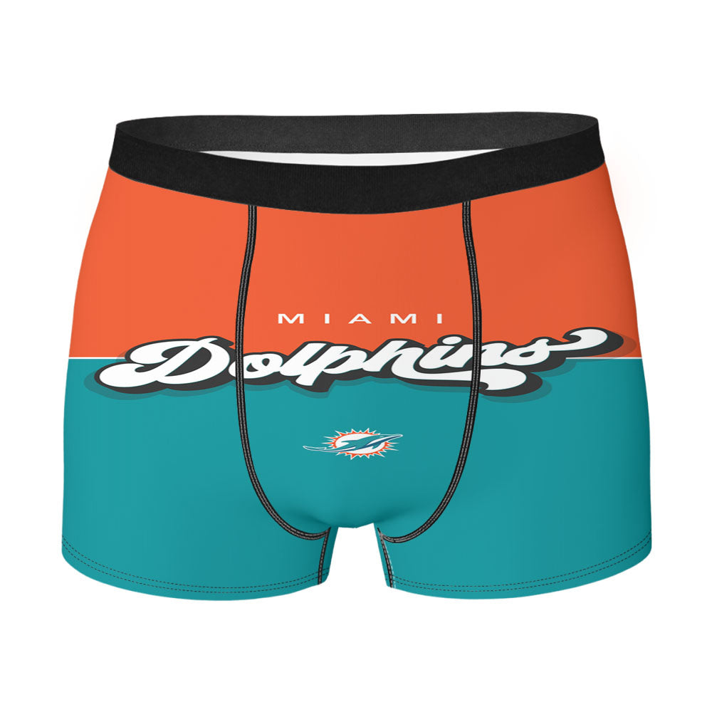 Miami Dolphin Wallpaper Men'S Boxer Briefs