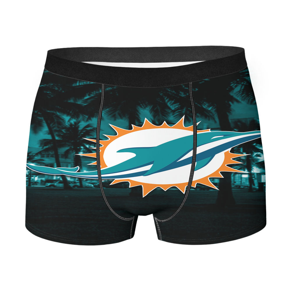 Miami Dolphins Emblem Men'S Boxer Briefs