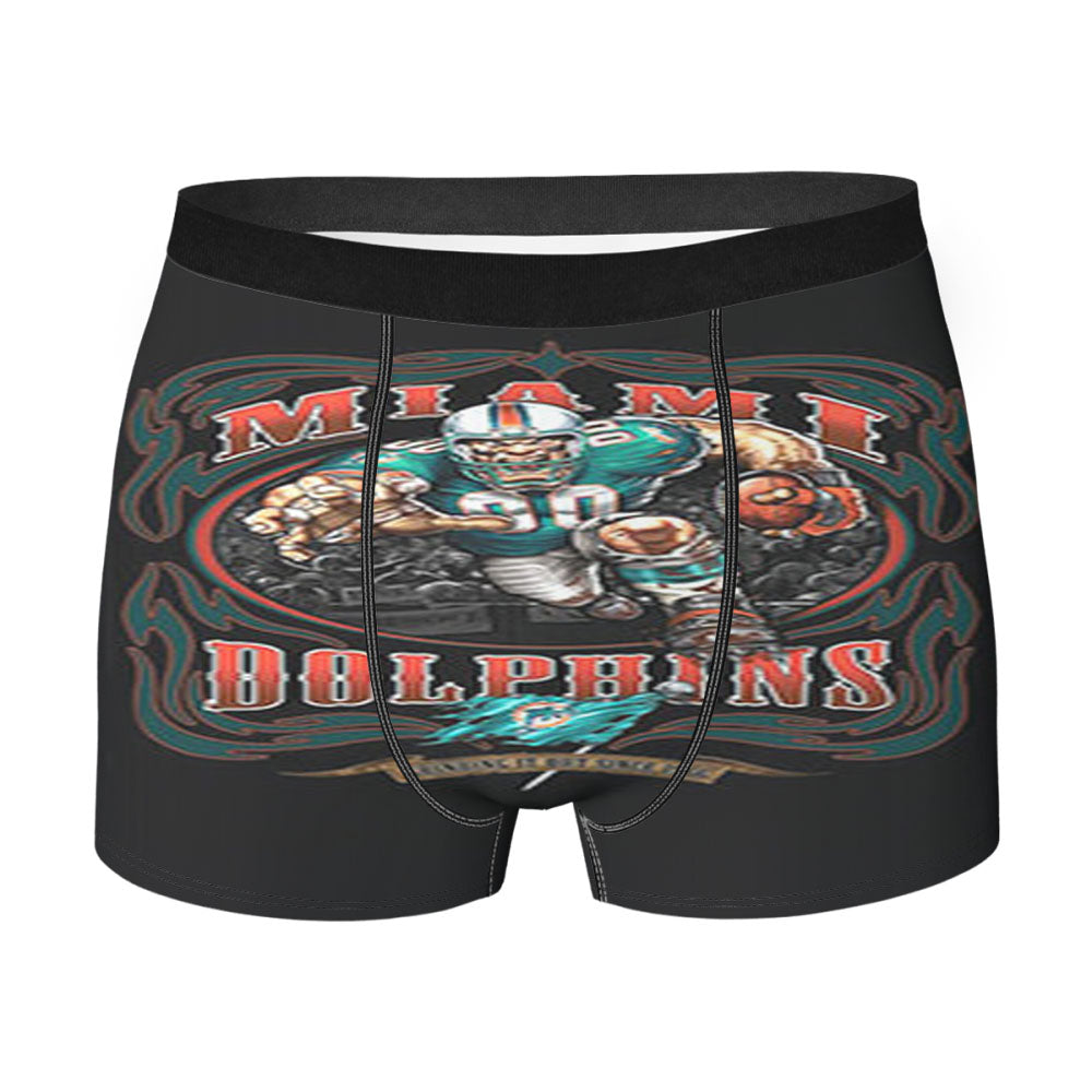 Miami Dolphins Logo Men'S Boxer Briefs