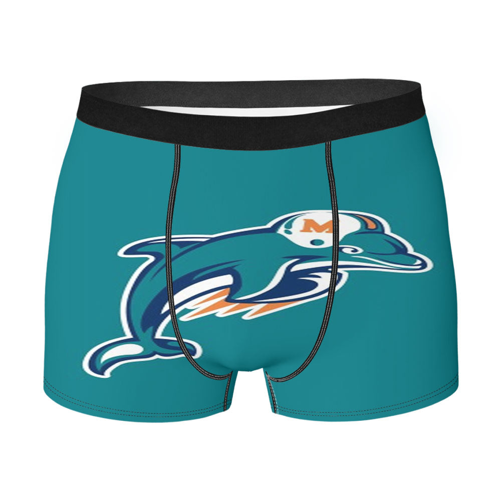 Miami Dolphins Mascot Men'S Boxer Briefs