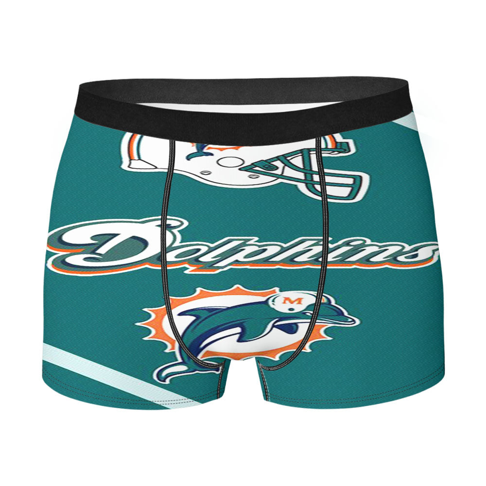 Miami Dolphins Wallpaper Men'S Boxer Briefs