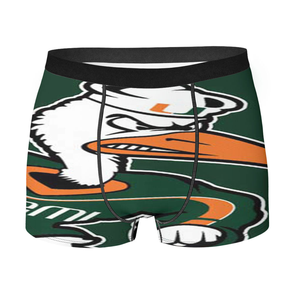 Miami Hurricanes Big Logo Men'S Boxer Briefs
