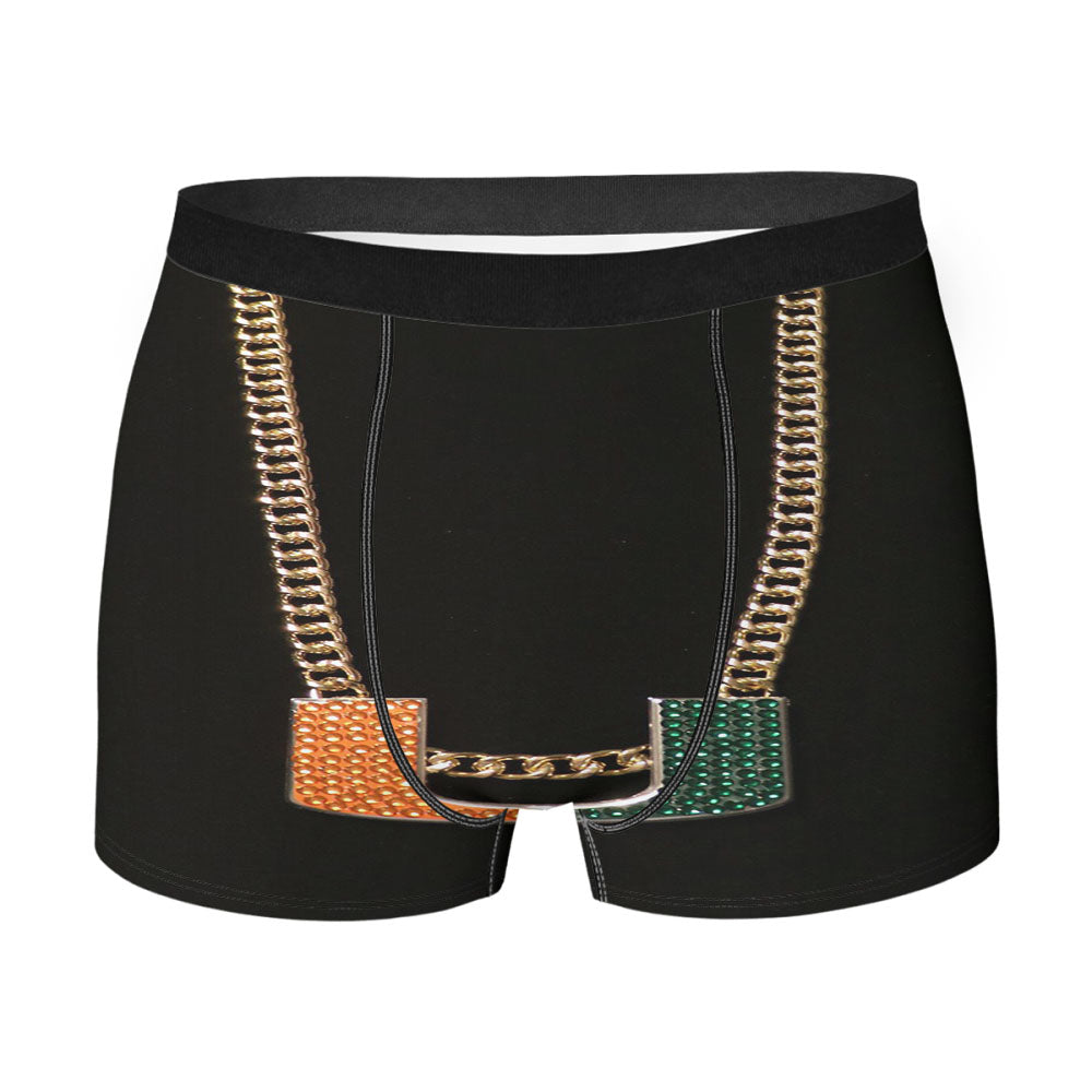 Miami Hurricanes Turnover Chain Men'S Boxer Briefs