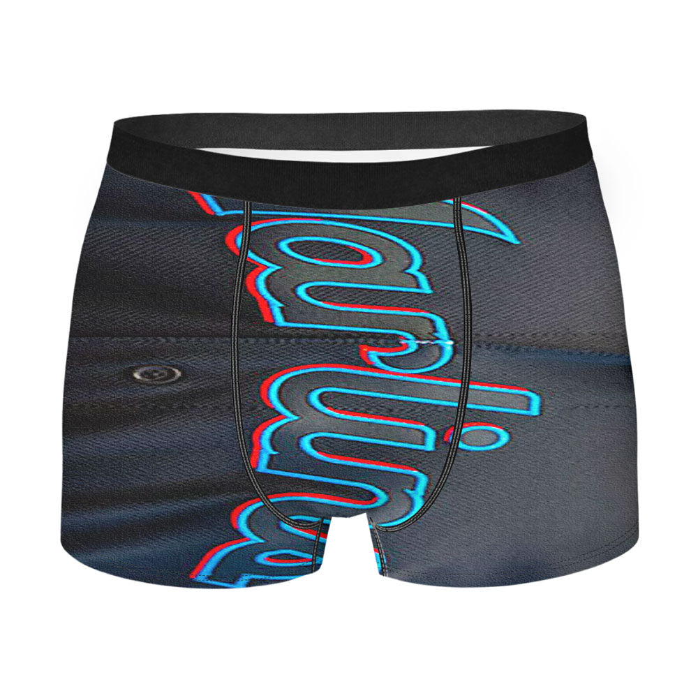 Miami Marlins Baseball Jersey Men'S Boxer Briefs