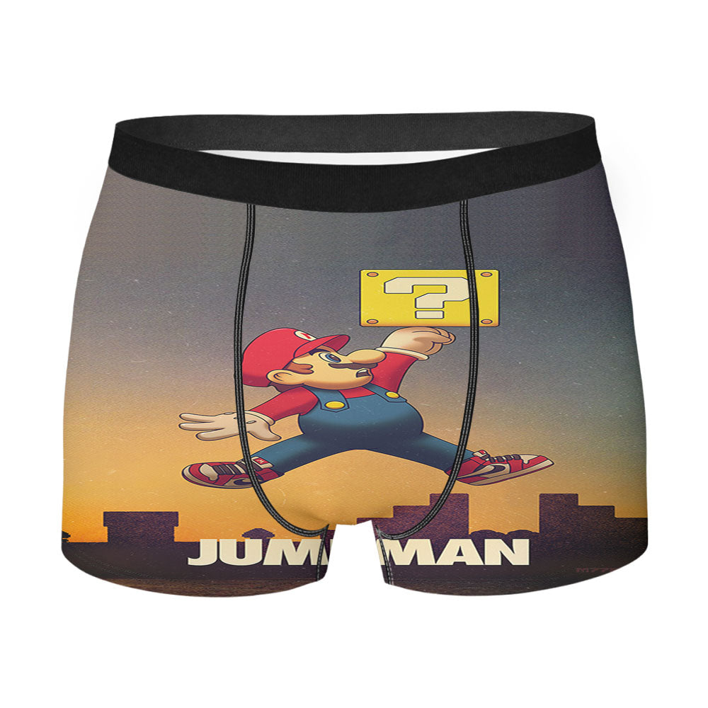 Micheal Jordan Super Mario Supreme Men'S Boxer Briefs