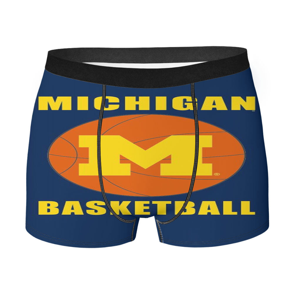 Michigan Basketball Men'S Boxer Briefs