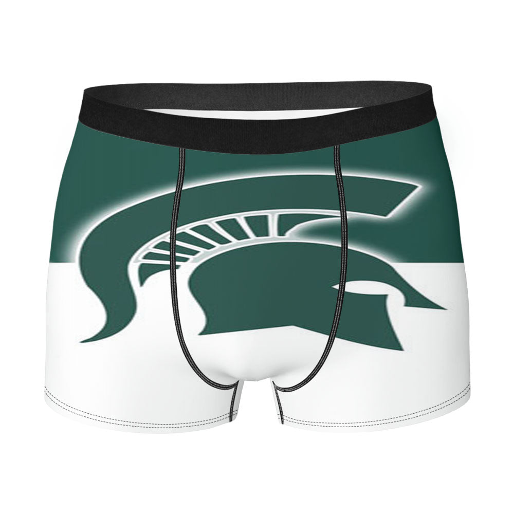 Michigan State Helm Logo Men'S Boxer Briefs
