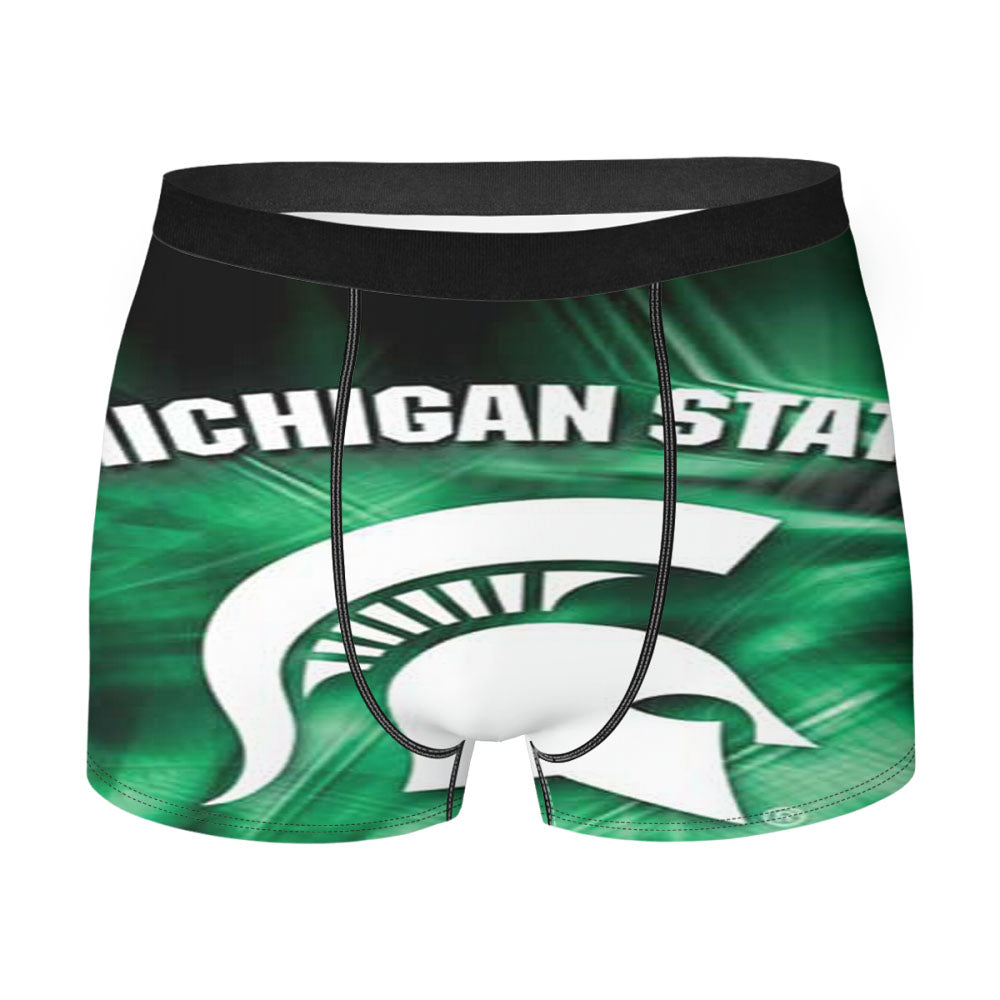Michigan State Misty Green Men'S Boxer Briefs