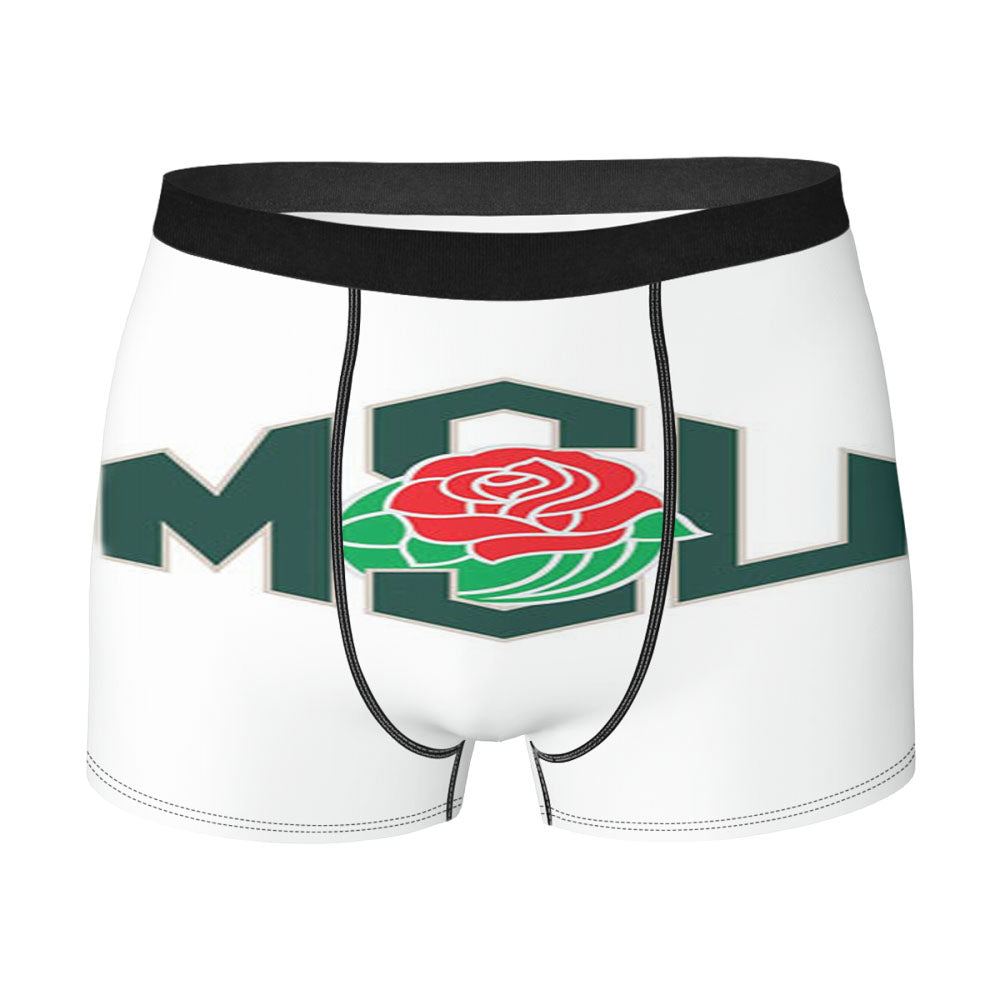 Michigan State Rose Men'S Boxer Briefs