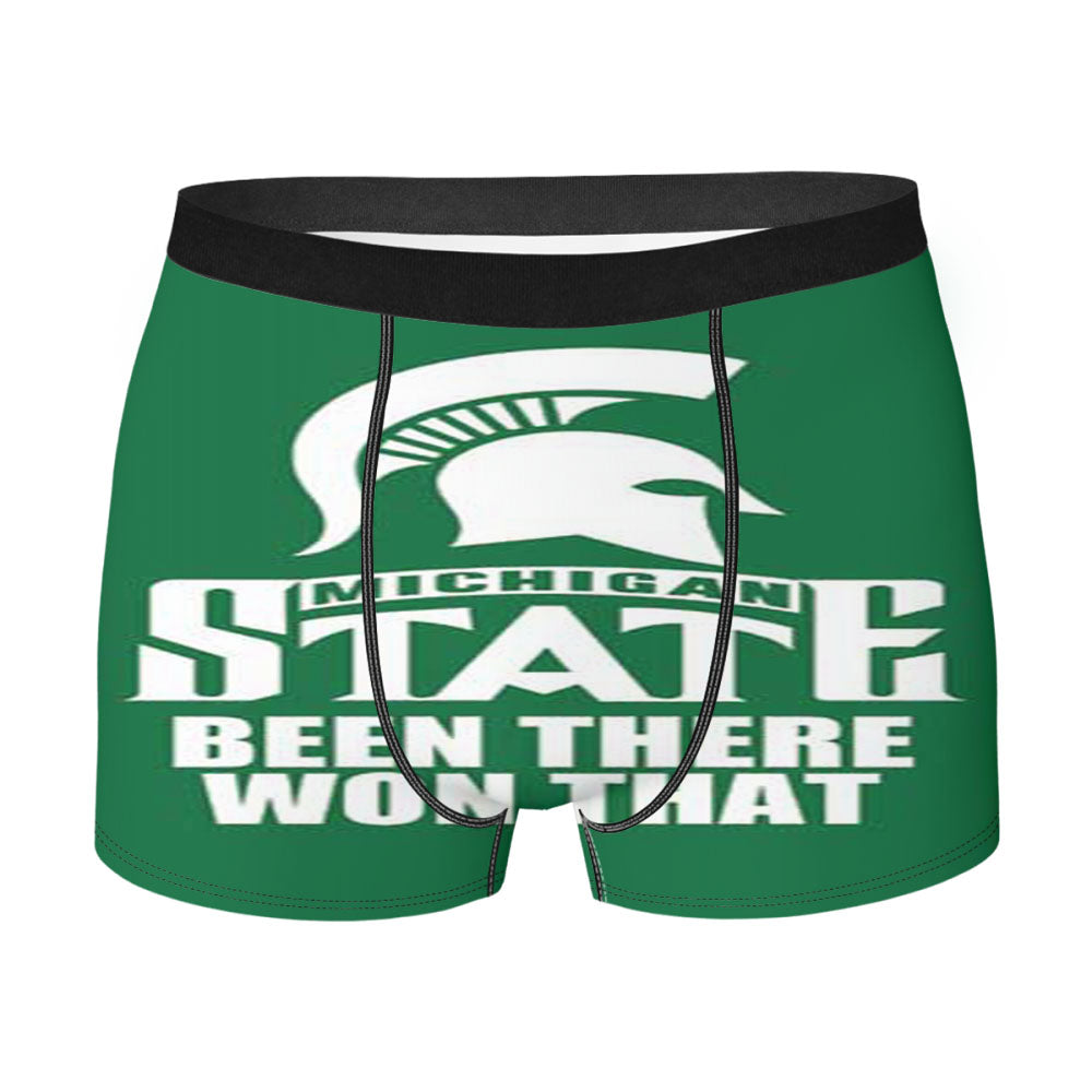 Michigan State Spartans Men'S Boxer Briefs