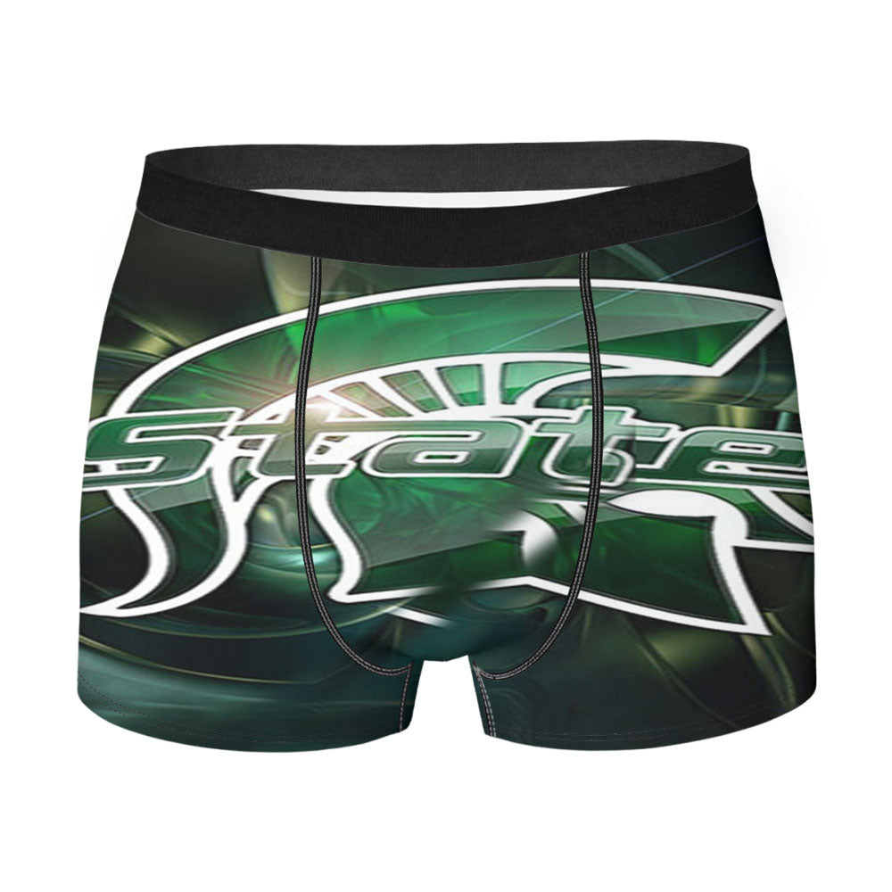 Michigan State Spartans Football University Men'S Boxer Briefs