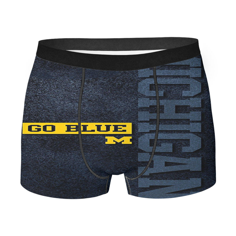Michigan Wolverines Football 10 Men'S Boxer Briefs