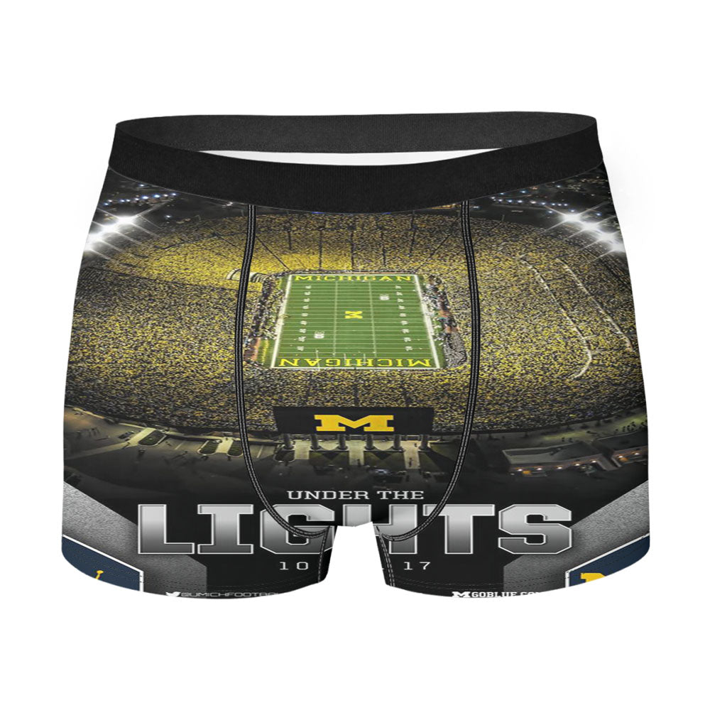 Michigan Wolverines Stadium Men'S Boxer Briefs