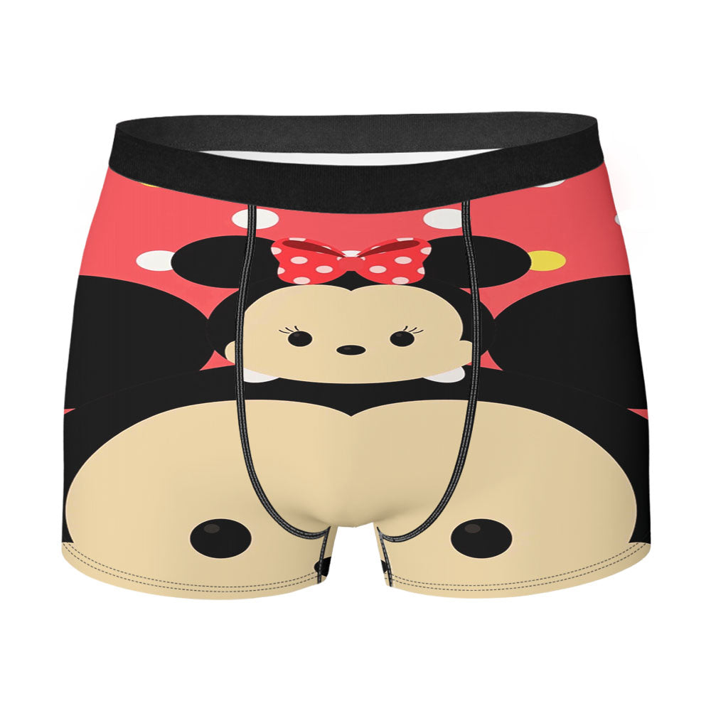 Mickey And Minnie Mouse Tsum-Tsum Men'S Boxer Briefs
