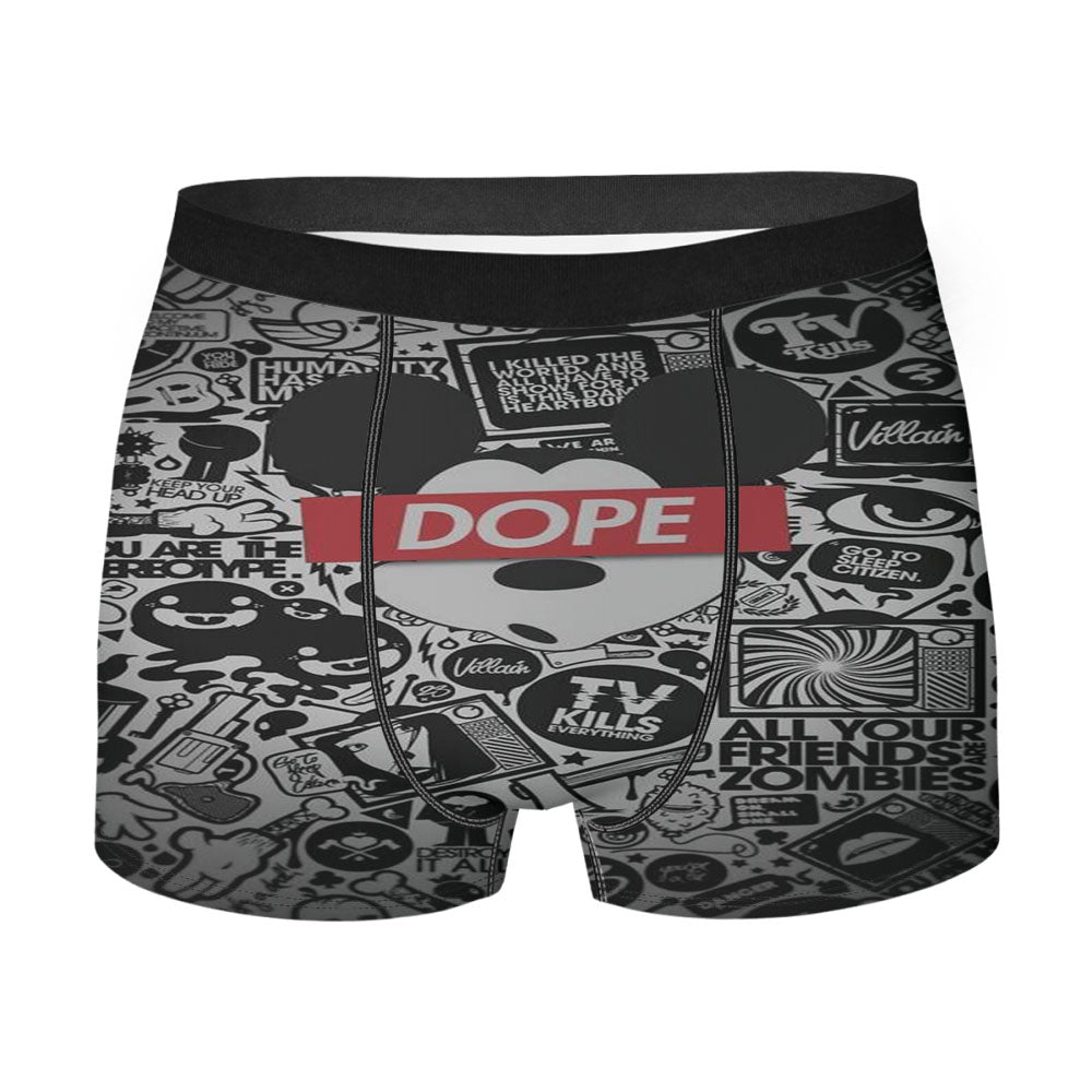 Mickey Mouse Dope Men'S Boxer Briefs