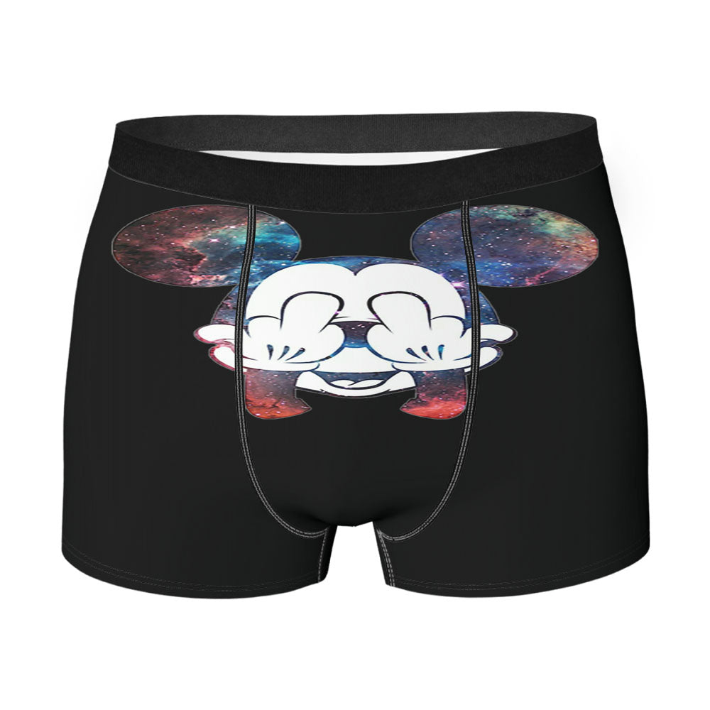 Mickey Mouse Galaxy Men'S Boxer Briefs