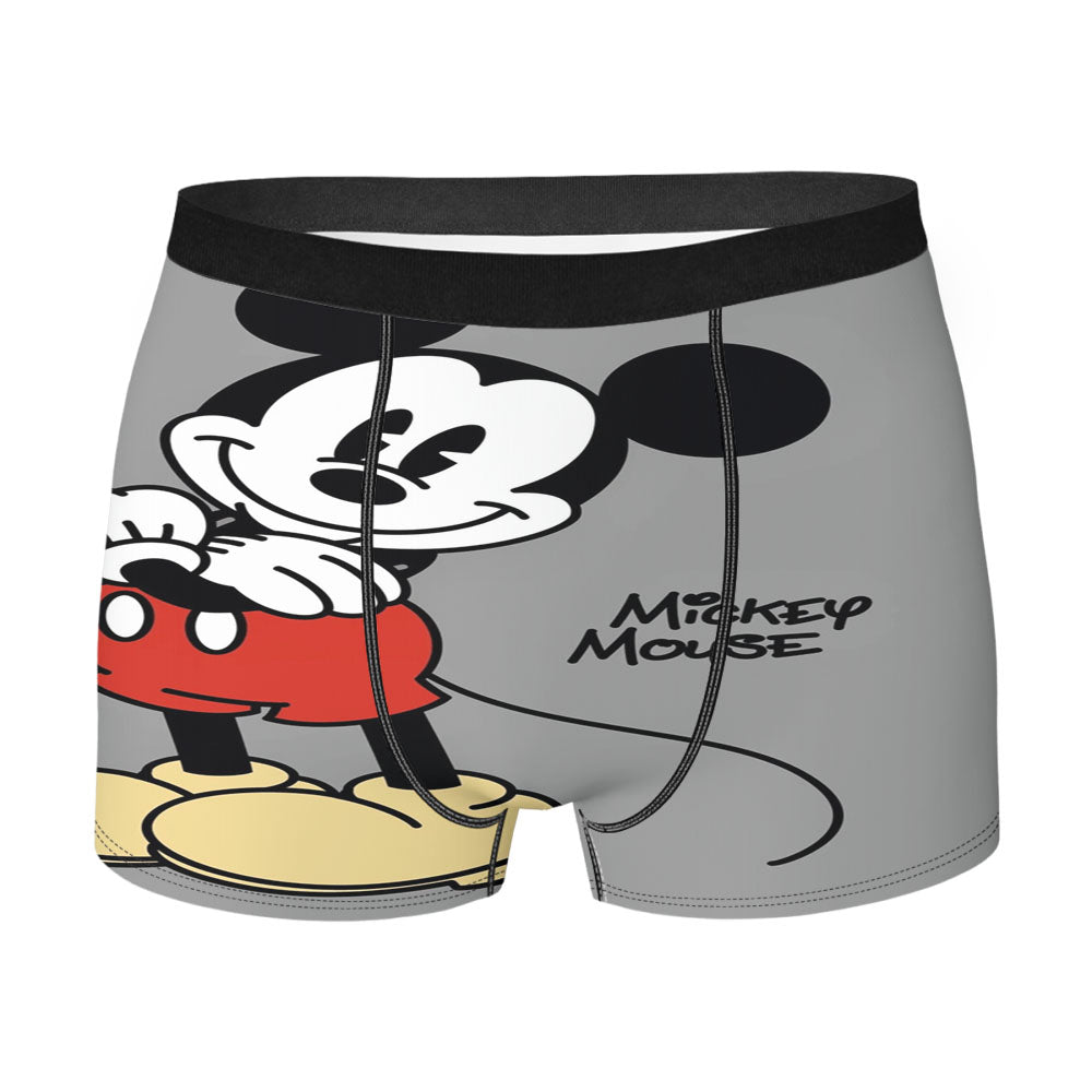 Mickey Mouse Grey Men'S Boxer Briefs
