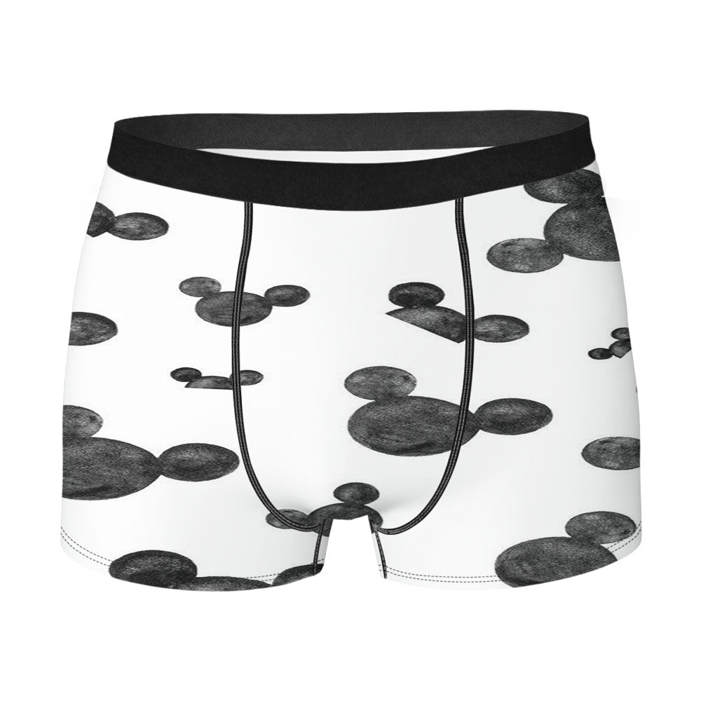 Mickey Mouse Head Patter Men'S Boxer Briefs