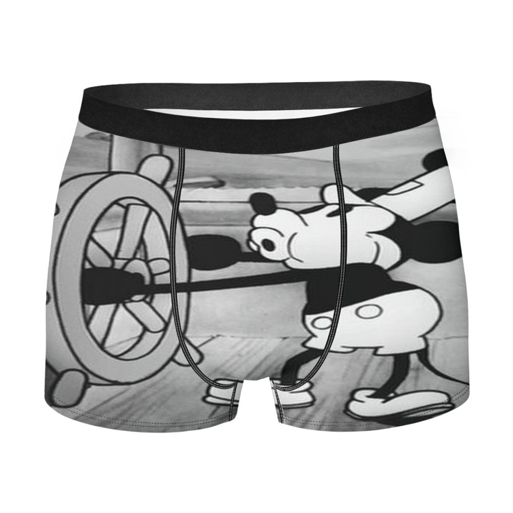 Mickey Mouse Steam Boat Willie Vintage Men'S Boxer Briefs