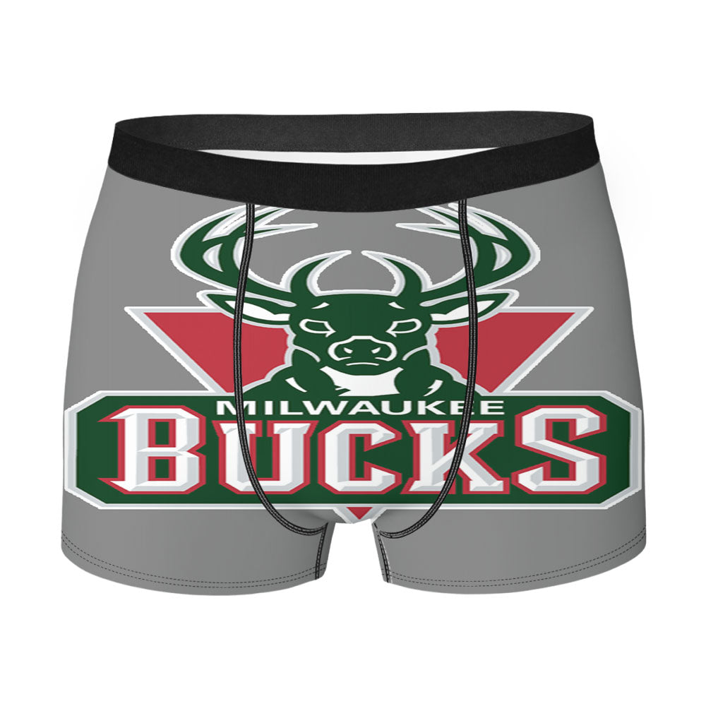 Milwaikee Bucks Basketball Men'S Boxer Briefs