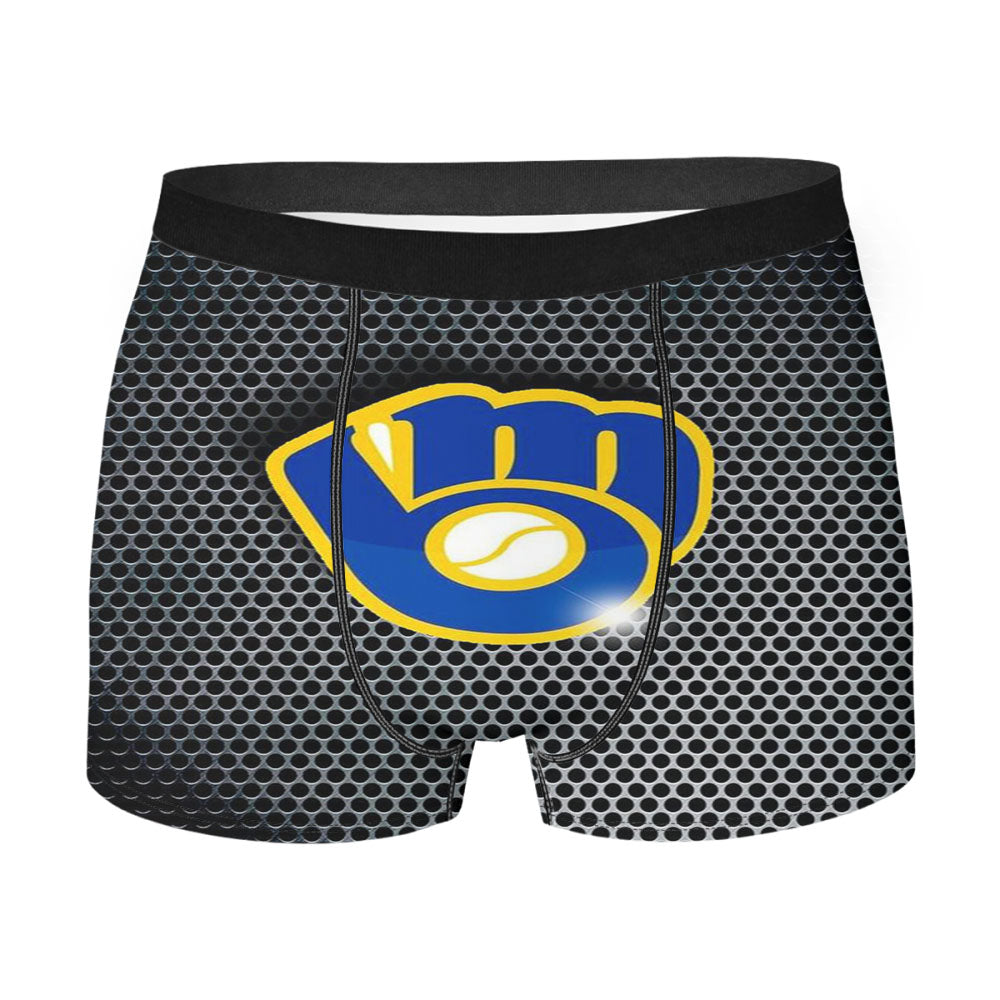 Milwaukee Brewers Logo Men'S Boxer Briefs