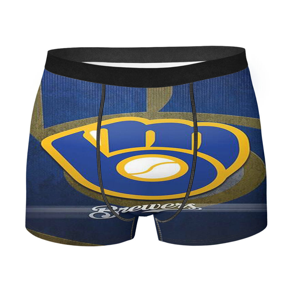 Milwaukee Brewers Mlb Men'S Boxer Briefs