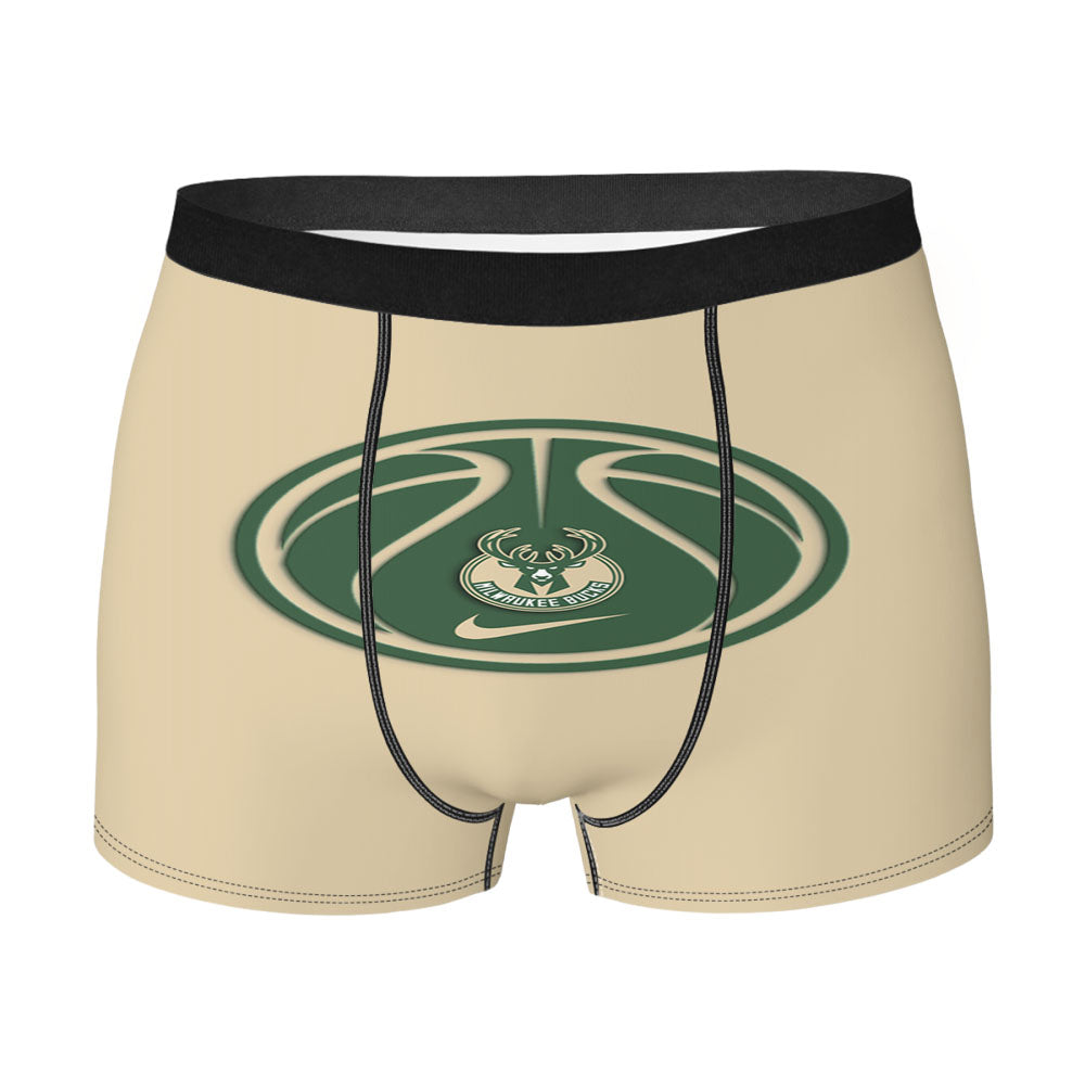 Milwaukee Bucks Baske Men'S Boxer Briefs
