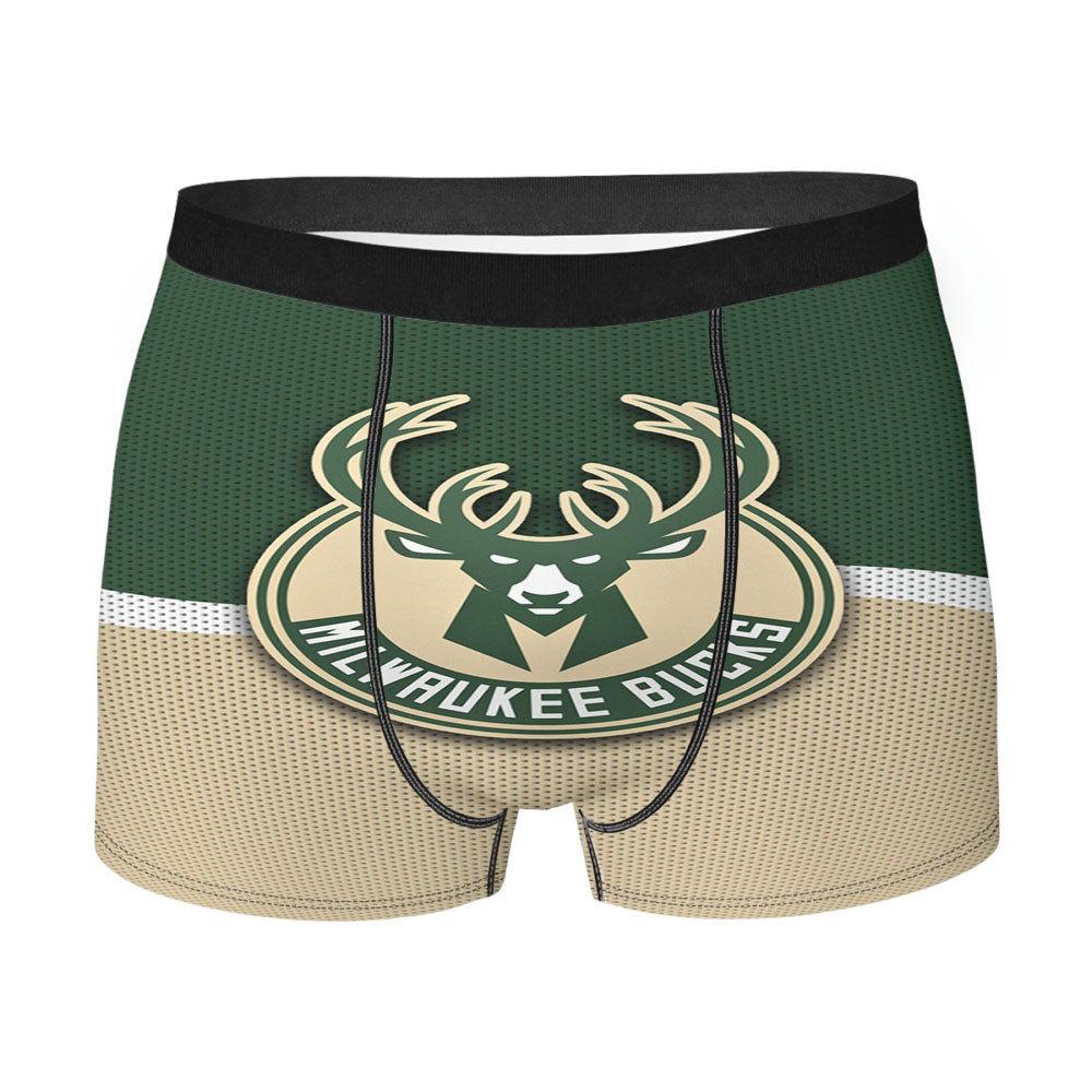 Milwaukee Bucks Basketball Team Logo Men'S Boxer Briefs