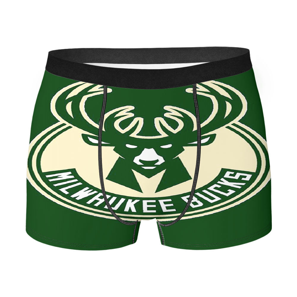 Milwaukee Bucks Green Men'S Boxer Briefs
