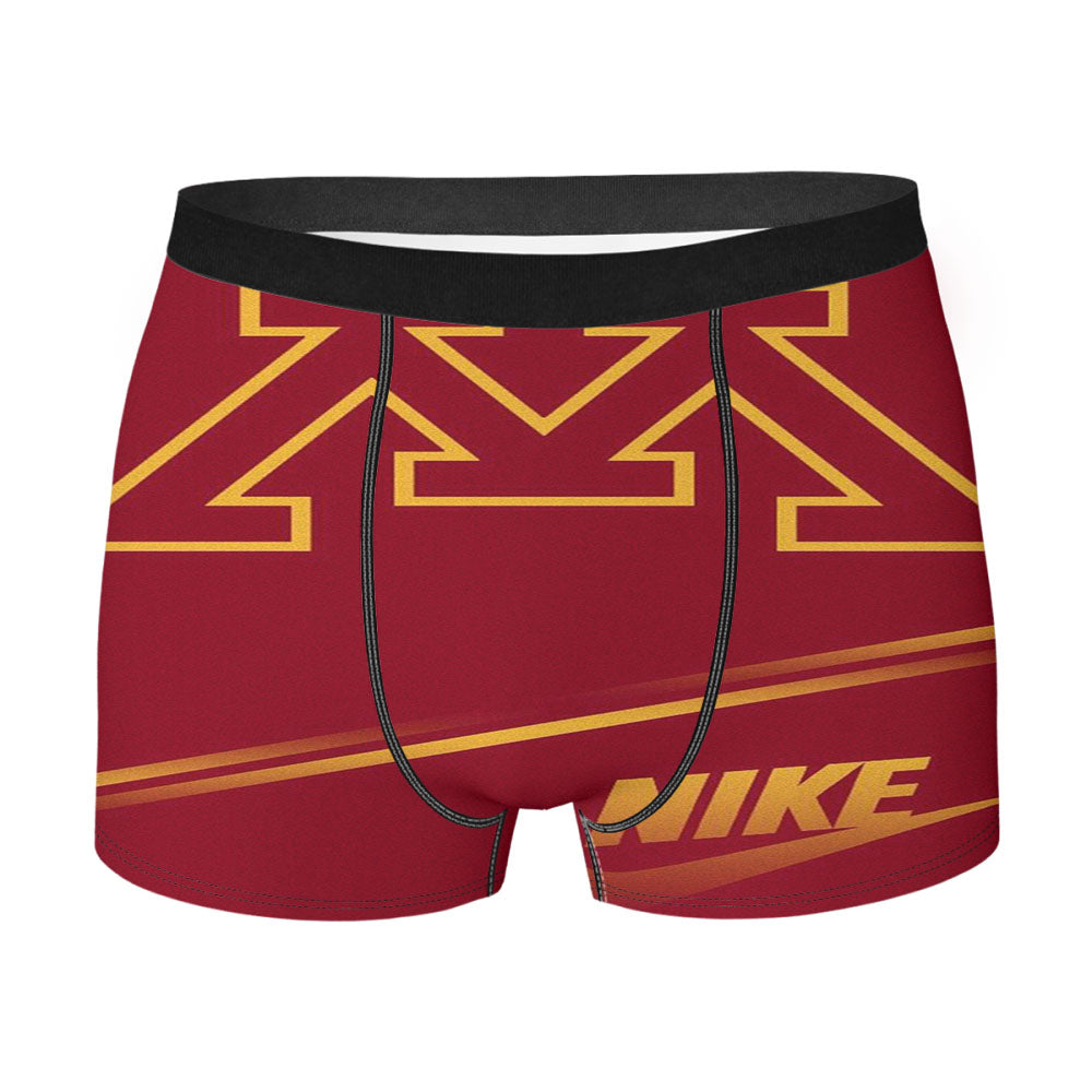 Minnesota Golden Gophers Red Logo Men'S Boxer Briefs