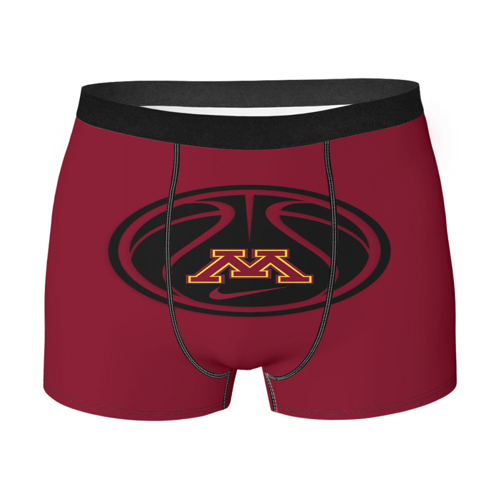 Minnesota Gophers Basketball Logo Men'S Boxer Briefs
