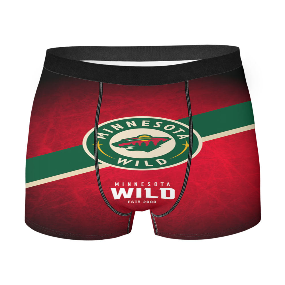 Minnesota Nhl Men'S Boxer Briefs