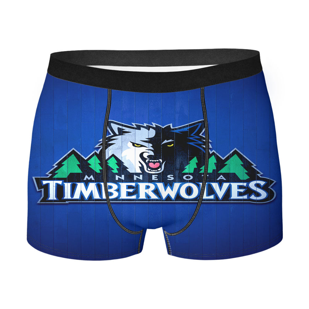 Minnesota Timberwolves Hardwood 2 Men'S Boxer Briefs