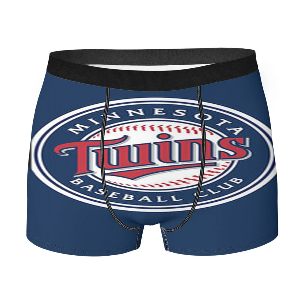 Minnesota Twins Baseball Logo Blue Men'S Boxer Briefs