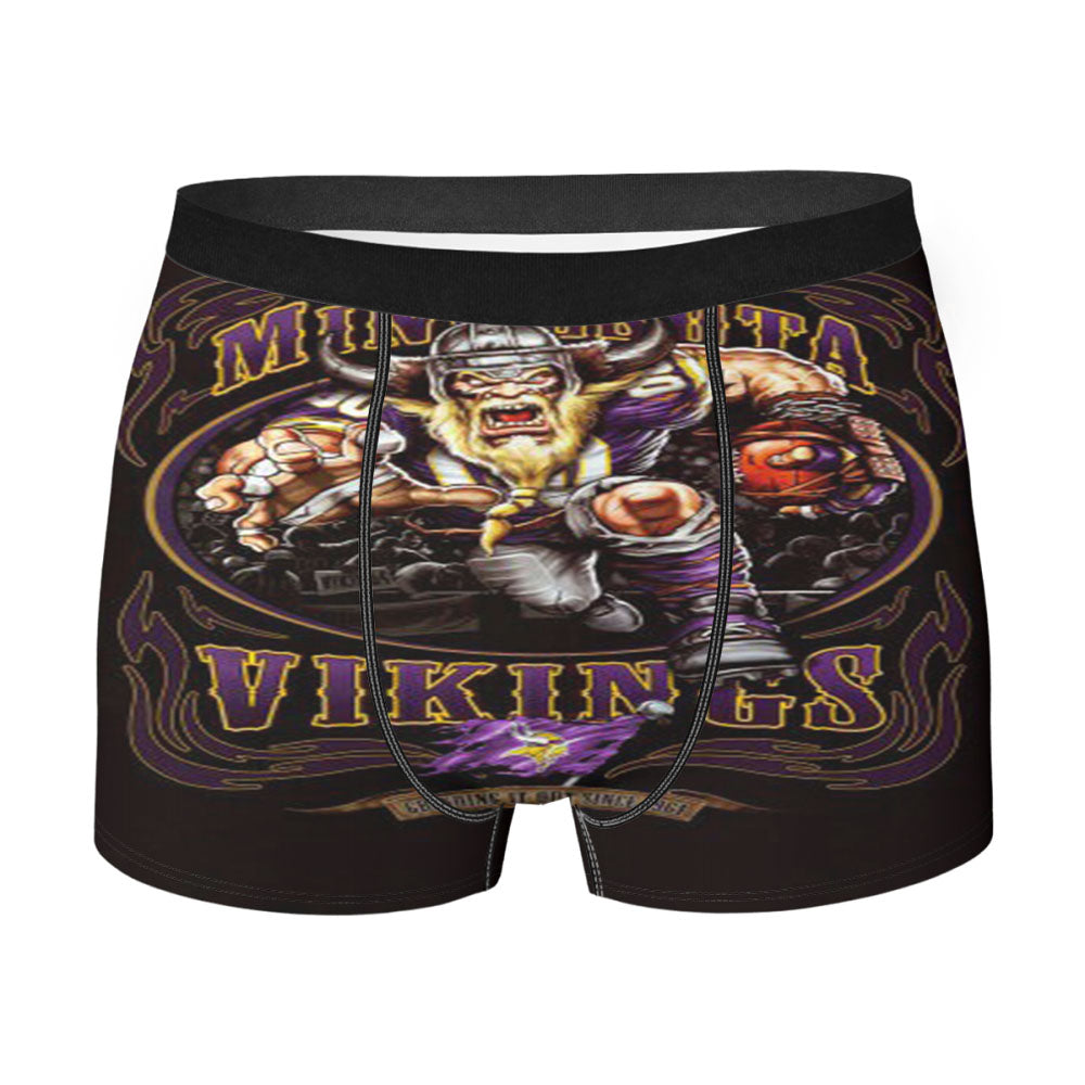Minnesota Vikings Football Men'S Boxer Briefs