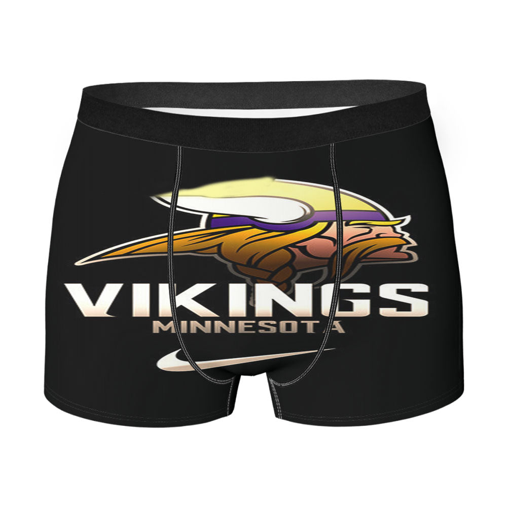 Minnesota Vikings Nfl Logo 989 Men'S Boxer Briefs