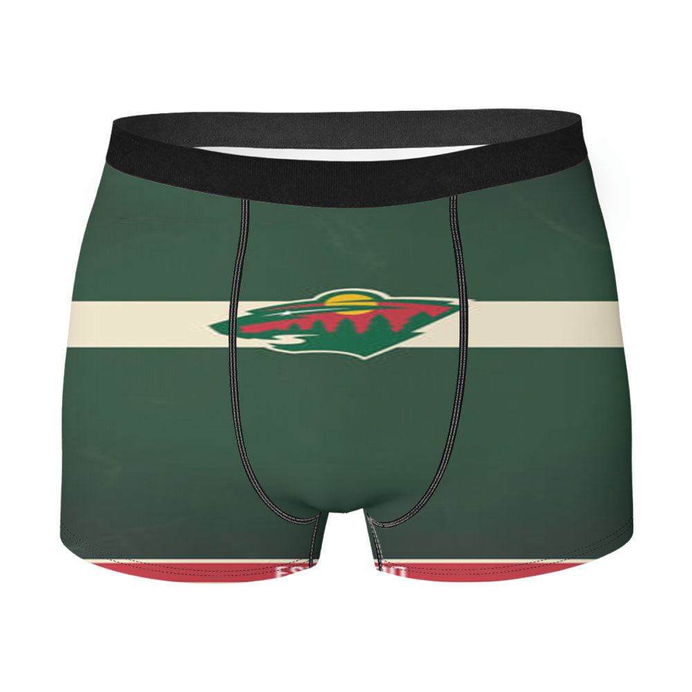 Minnesota Wild Est 2000 Men'S Boxer Briefs
