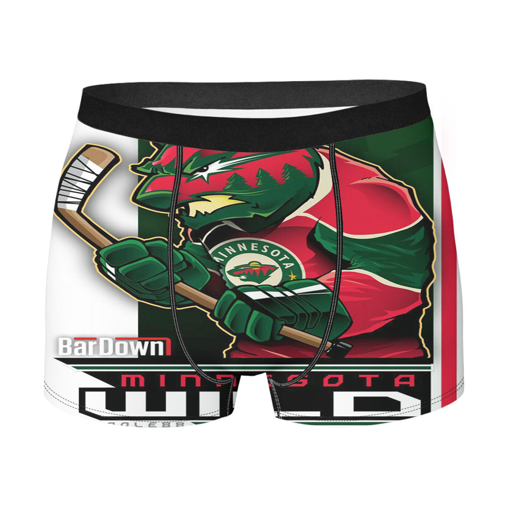 Minnesota Wild Hockey Men'S Boxer Briefs